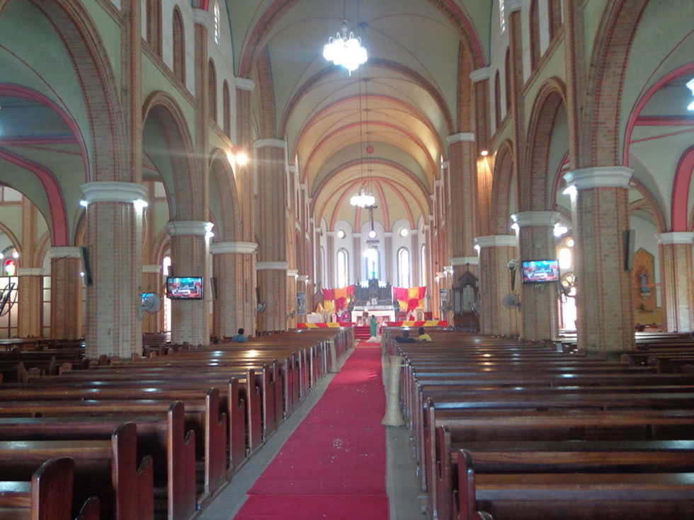 Inside Lubaga Cathedral